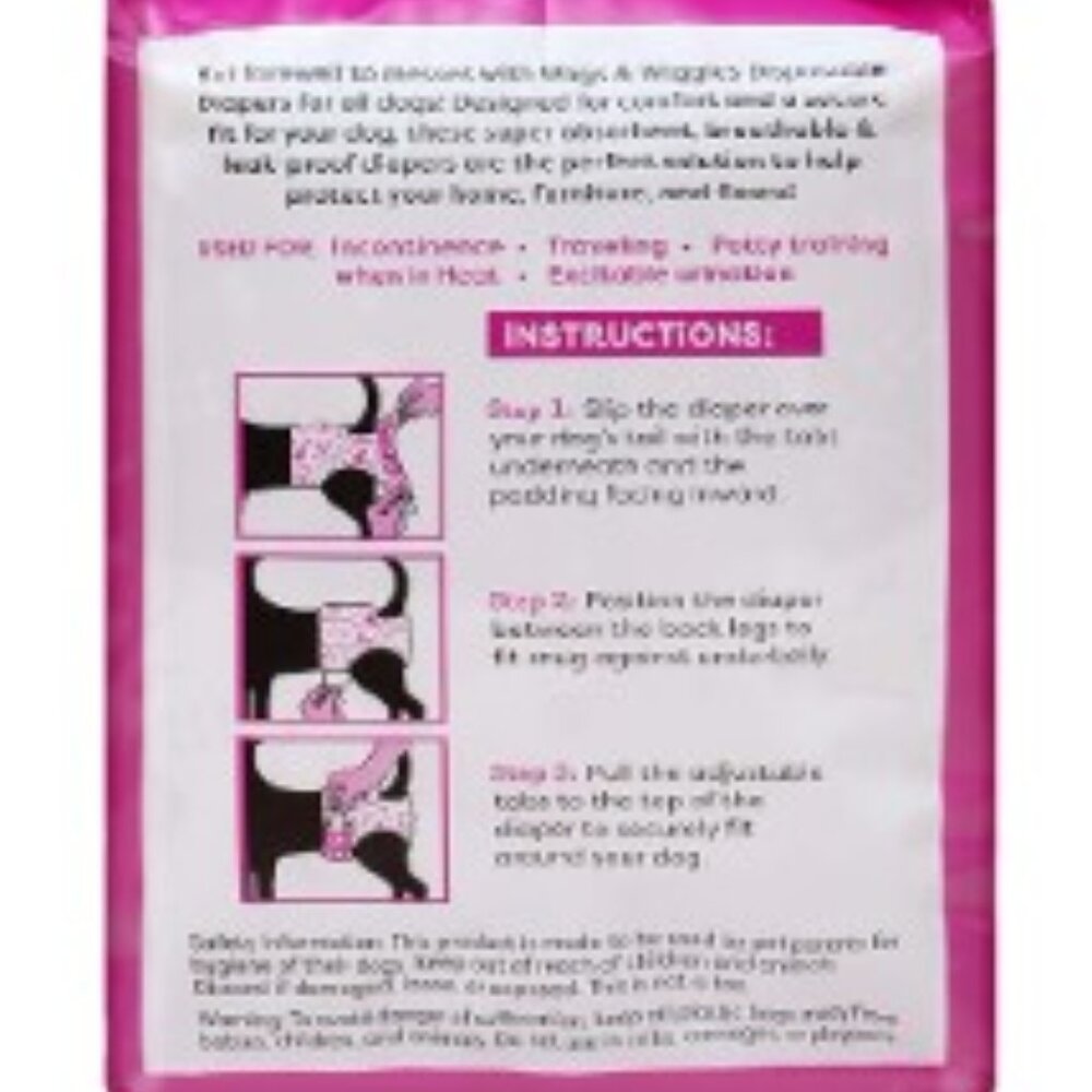Wags & Wiggles Dog Diapers - Picture 3 of 7